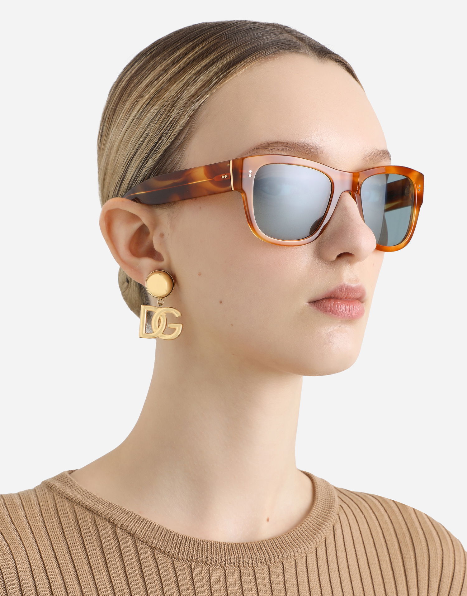 Слънчеви очила Dolce & Gabbana Dolce & Gabbana DNA Sunglasses Кафяво | VG433BVP1809V000, 1
