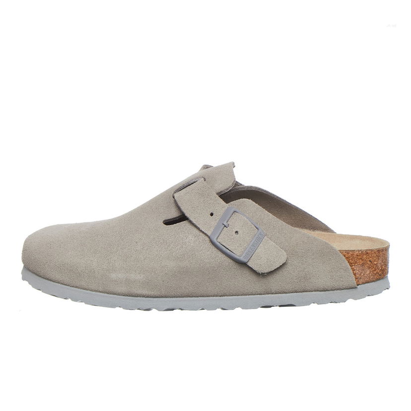 Кецове и обувки Birkenstock Boston Suede Clogs Сиво | 1020526