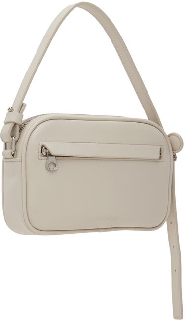 Чанта през рамо Courrèges Slim Leather Camera Bag Бежово | 124GSA092CR0027, 2