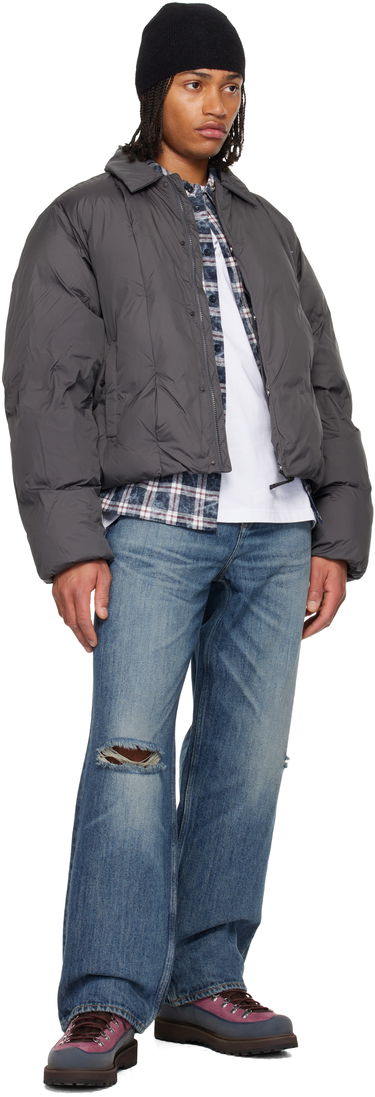 Пухо яке Dime Pleated Puffer Jacket Сиво | DIMEHO252CHR, 3