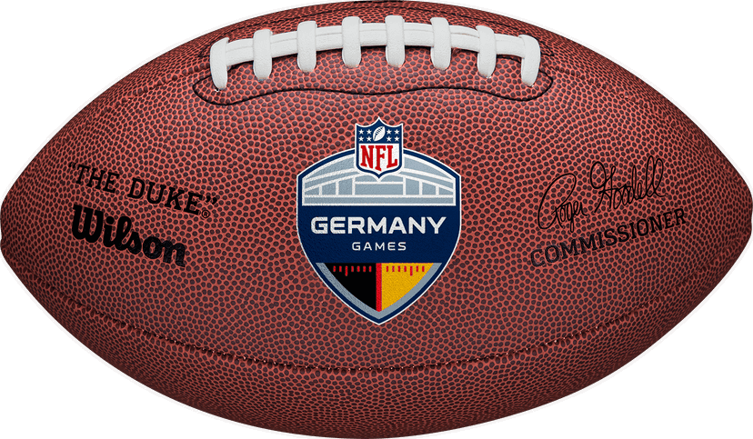 Спортна екипировка Wilson Tennis The Duke NFL Germany Replica Football Training Ball Кафяво | wf4015401xbof-wf4015401xbof
