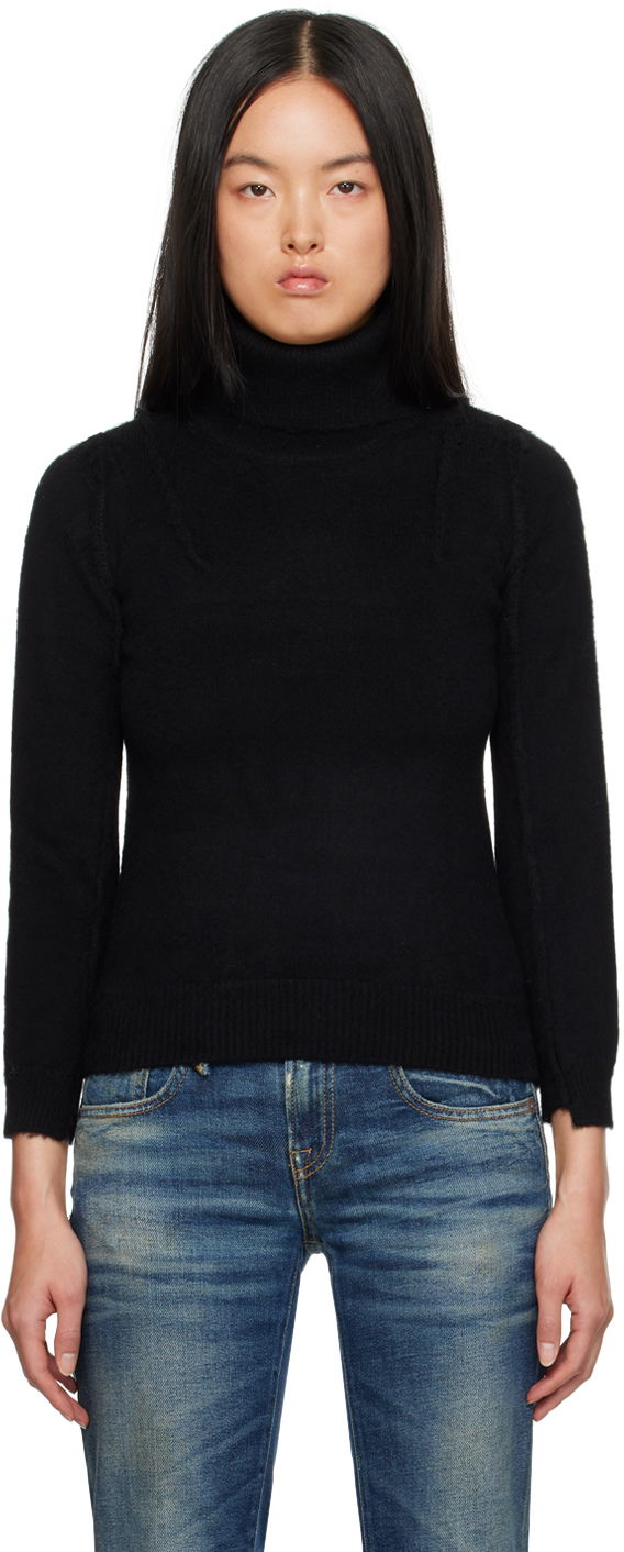 Пуловер R13 R13 Flat Sleeve Turtleneck Черно | R13WY178-Y108A, 0