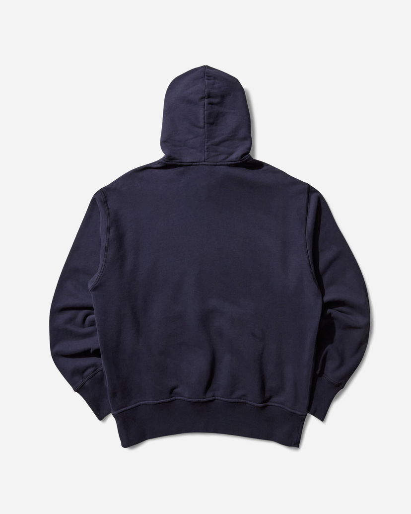 Суитчър Stone Island Brushed Organic Cotton Hoodie Тъмно синьо | K2S15-6100027-S0X13 V002A