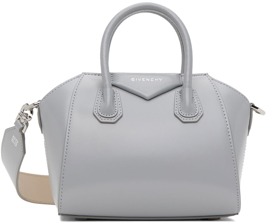 Дамска чанта Givenchy Mini Antigona Toy Bag Сиво | BB50WKB1YD939, 0