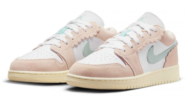 Кецове и обувки Jordan Jordan 1 Low White Розово | DZ5356-800, 1