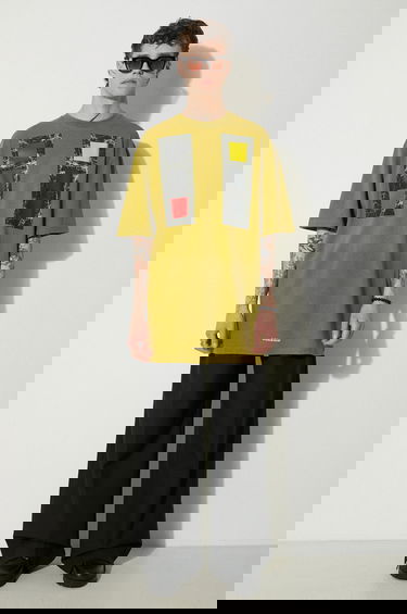 Тениска A-COLD-WALL* Relaxed Cubist T-shirt with Print Зелено | ACWMTS097, 2