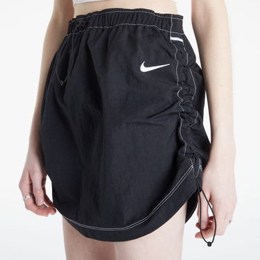 Пола Nike Swoosh Woven High-Rise Skirt Черно | DM6199-010, 4