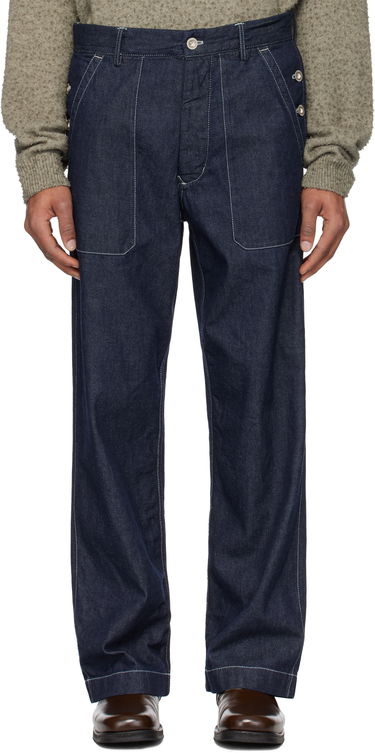 Дънки C.P. Company C.P. Company Loose Denim Jeans Синьо | 18CMPA157A-110295W, 0