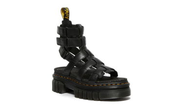 Кецове и обувки Dr. Martens Ricki Nappa Lux Leather Platform Gladiator Sandals Черно | DM27402001, 2