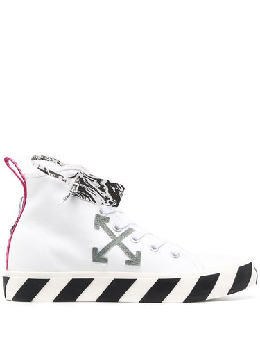 Кецове и обувки Off-White High Top Vulcanized Бяло | OMIA119R21FAB0010109, 0