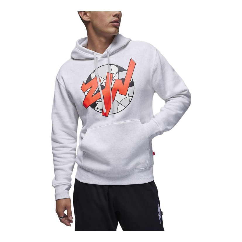 Пуловер Jordan Zion Fleece Pullover Hoodie Сиво | FD2391-051