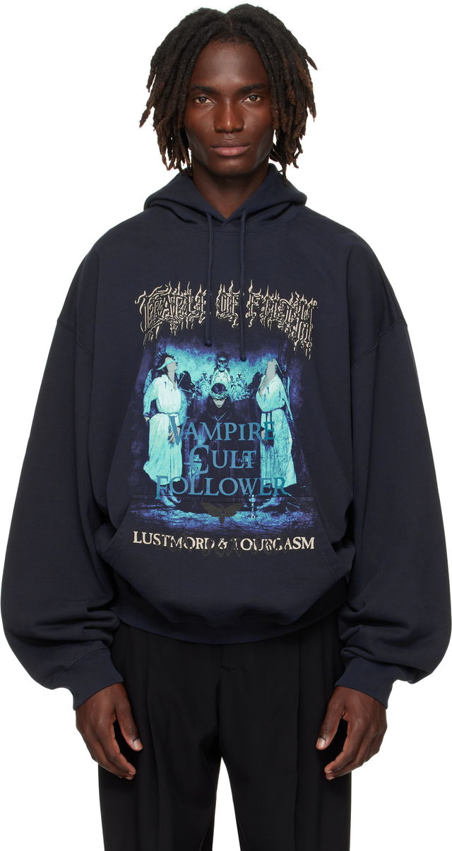 Vetements Cradle of Filth 'Vampire Cult' Oversized Hoodie