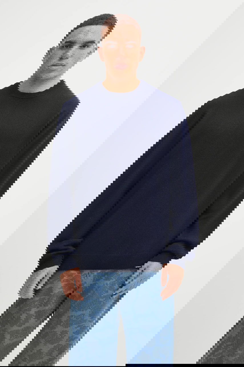 Пуловер Carhartt WIP Alten Sweater with Wool Blend Тъмно синьо | I033917.J0XX, 0