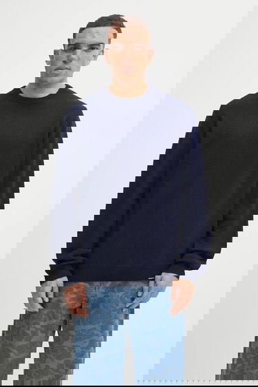 Пуловер Carhartt WIP Alten Sweater with Wool Blend Тъмно синьо | I033917.J0XX, 0