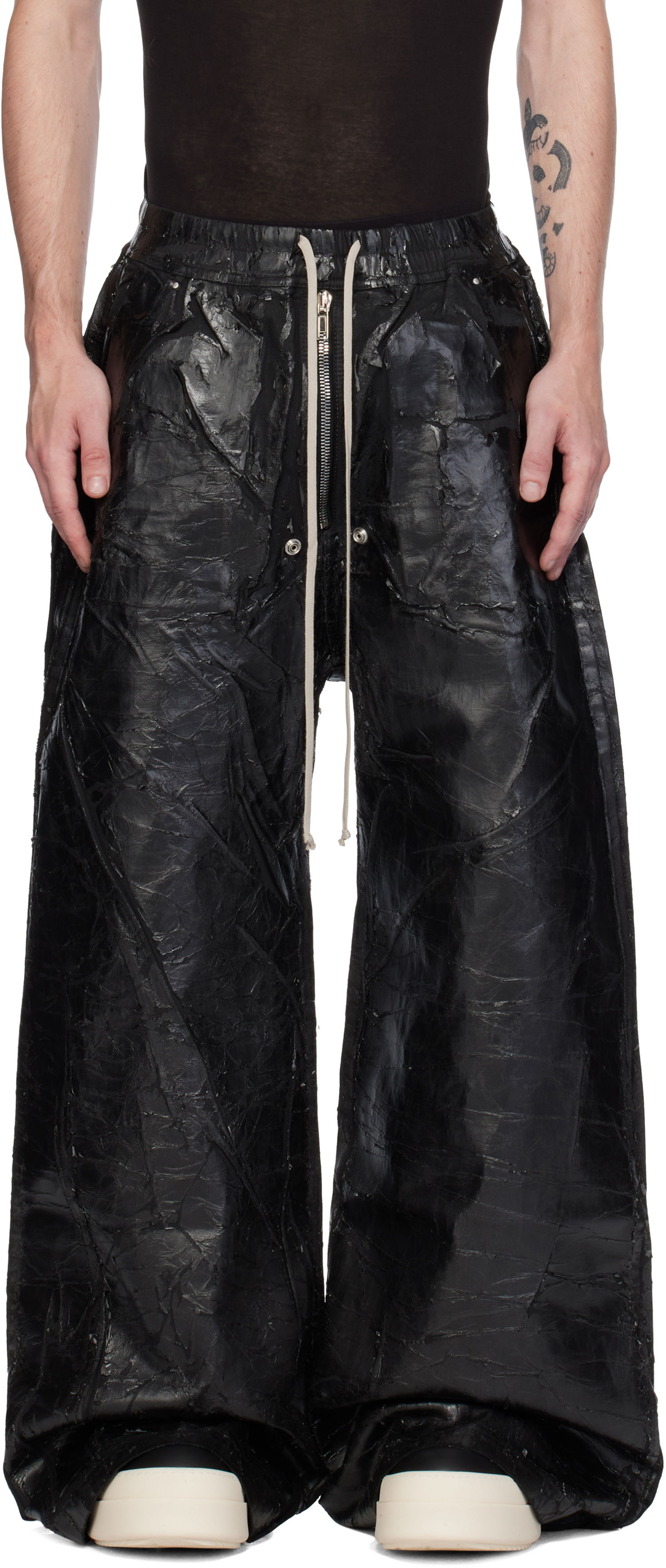 Дънки Rick Owens Porterville Geth Belas Jeans Черно | DU02D2378 BMC, 0