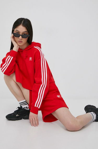 Суитчър adidas Originals Adicolor Hoodie Червено | HC2017, 0
