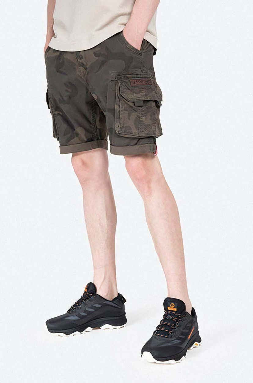 Карго панталони Alpha Industries Cargo Shorts Зелено | 196201.415