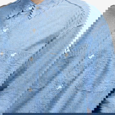 Риза BEAMS Beams Plus Work Shirt Синьо | 3811-0924-139-70, 5
