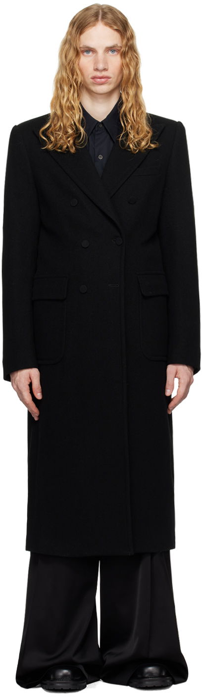 Палта Dries Van Noten Wool Coat Черно | 242-020226-9179