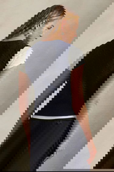 Жилетка Polo by Ralph Lauren Polo Cable-Knit Cashmere Vest Тъмно синьо | 211972134, 1