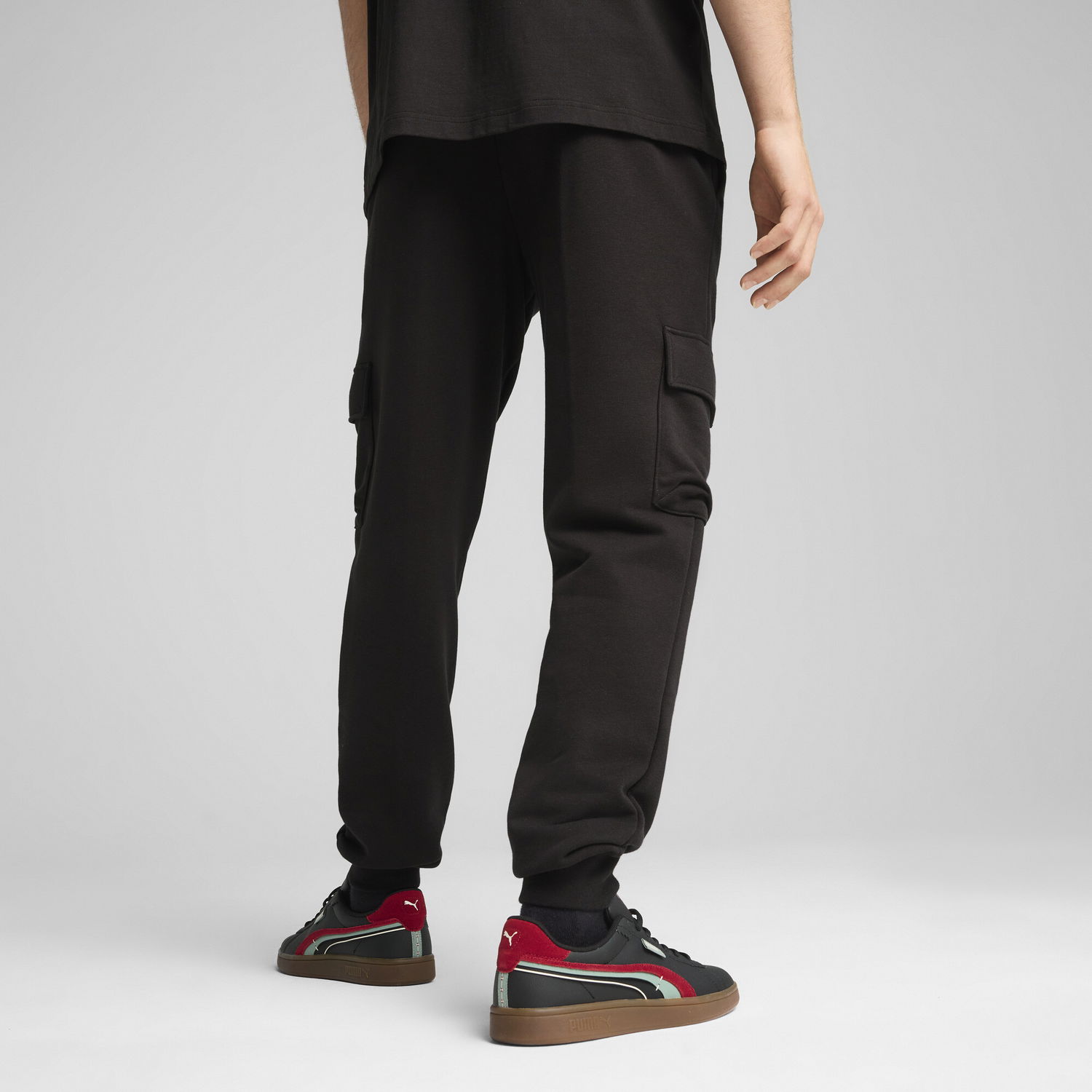 Спортни панталони Puma Essentials Logo Cargo Pants Черно | 682661_01, 1