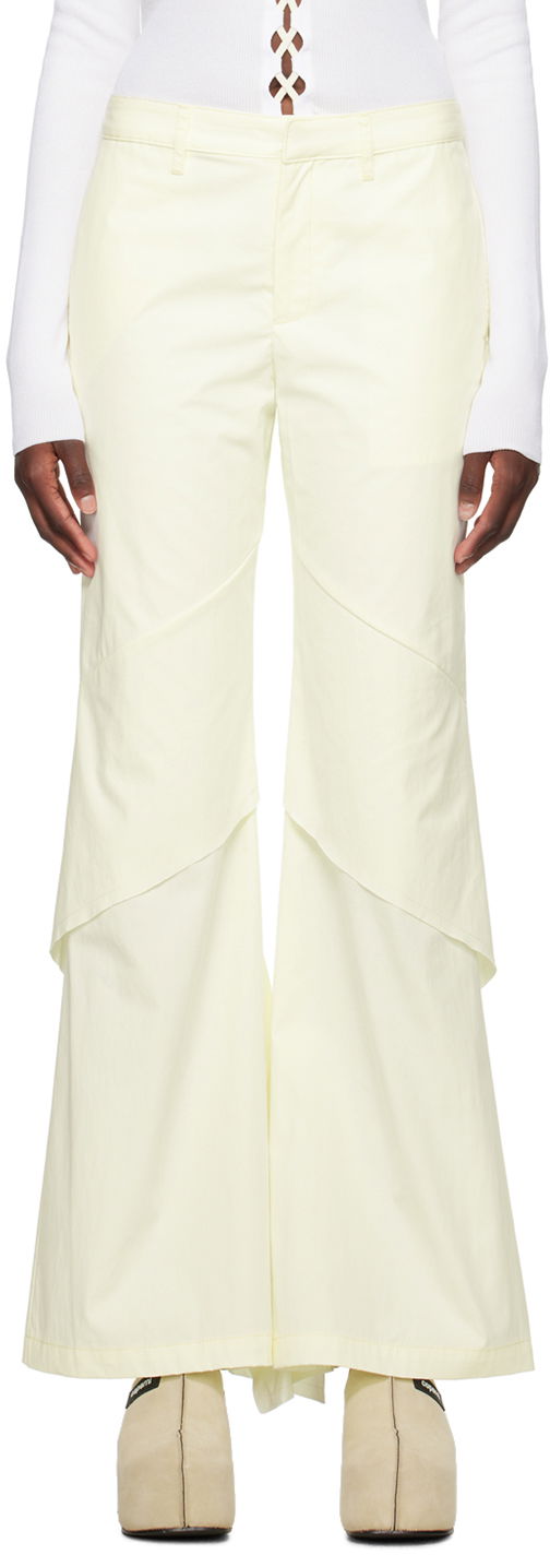 Панталони Dion Lee Drape Trousers Жълто | C2161F23, 0