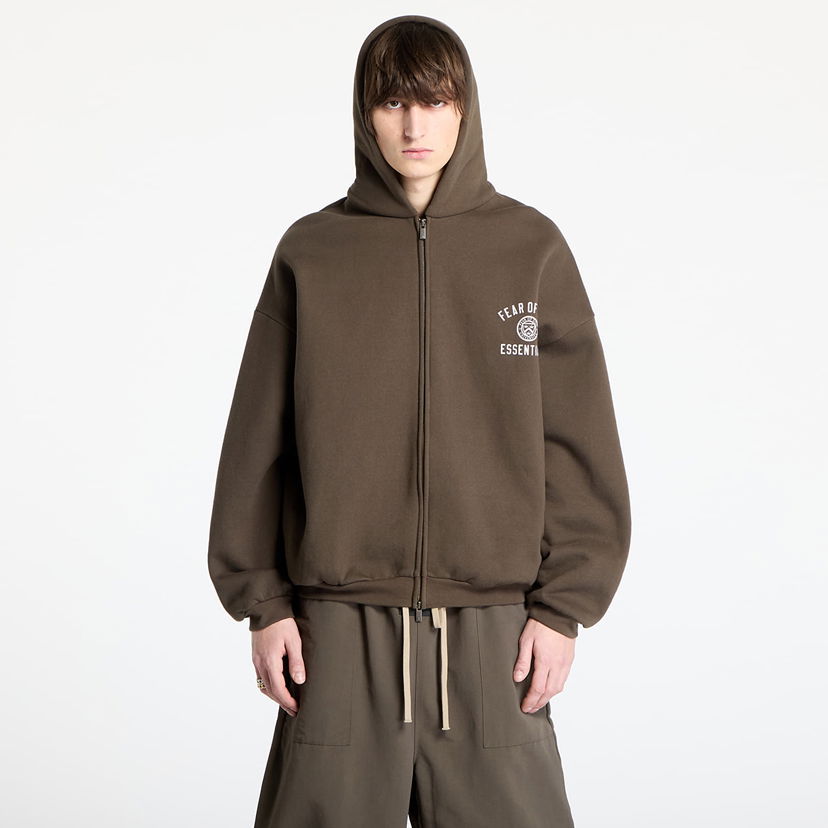 Суитчър Fear of God Heavy Fleece Fullzip Hoodie Кафяво | 192HO246245F-020