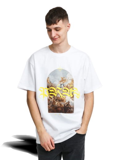 Тениска Urban Classics Pray Painting Oversize Tee Бяло | MT1801 White