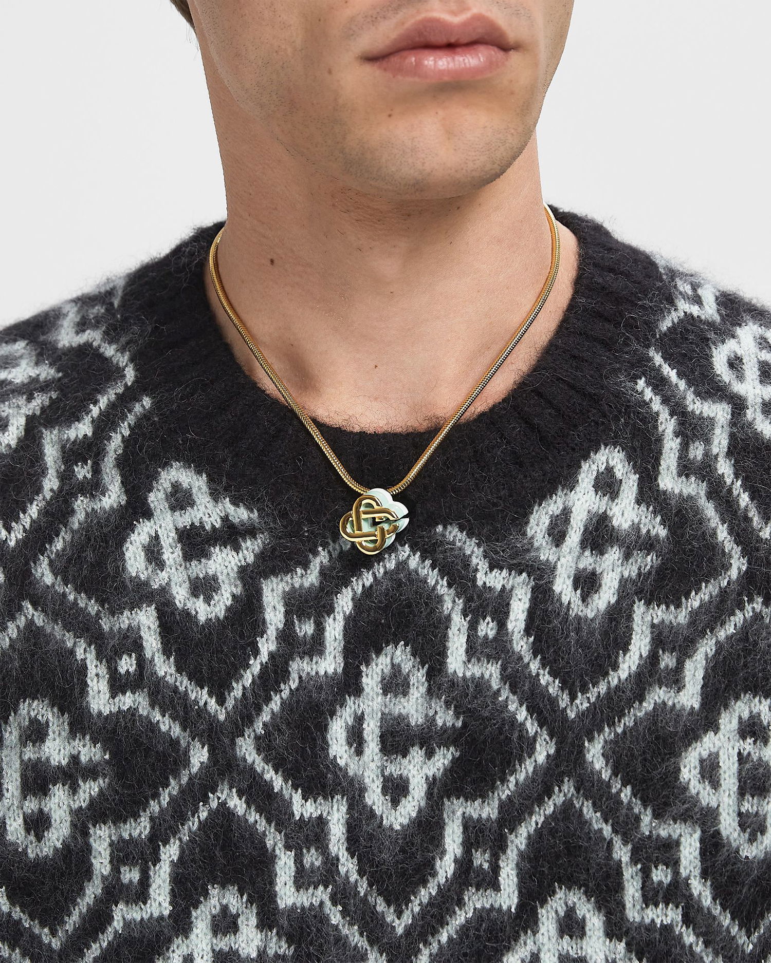 Колие Casablanca Stacked Pendant Necklace Многоцветен | APF25-JW-291-01, 1