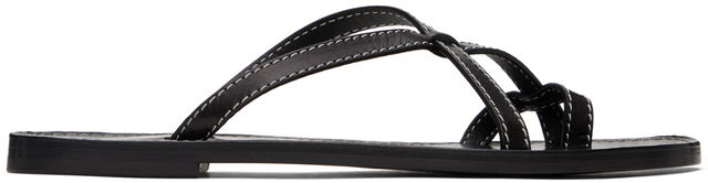 The Row Link Leather Sandals