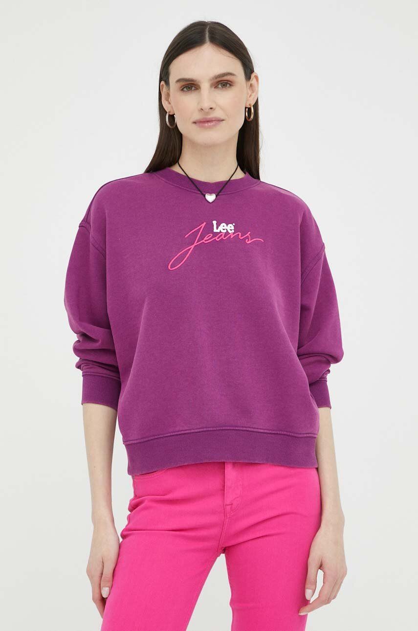 Суитчър Lee Acid Sweatshirt Лилаво | LQ21SRA10, 0