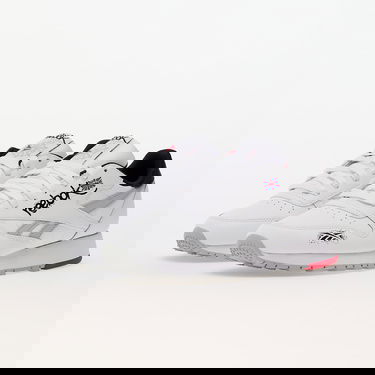 Кецове и обувки Reebok Classic Leather Ftw White/ Core Black/ Vector Red Бяло | 100075003, 4
