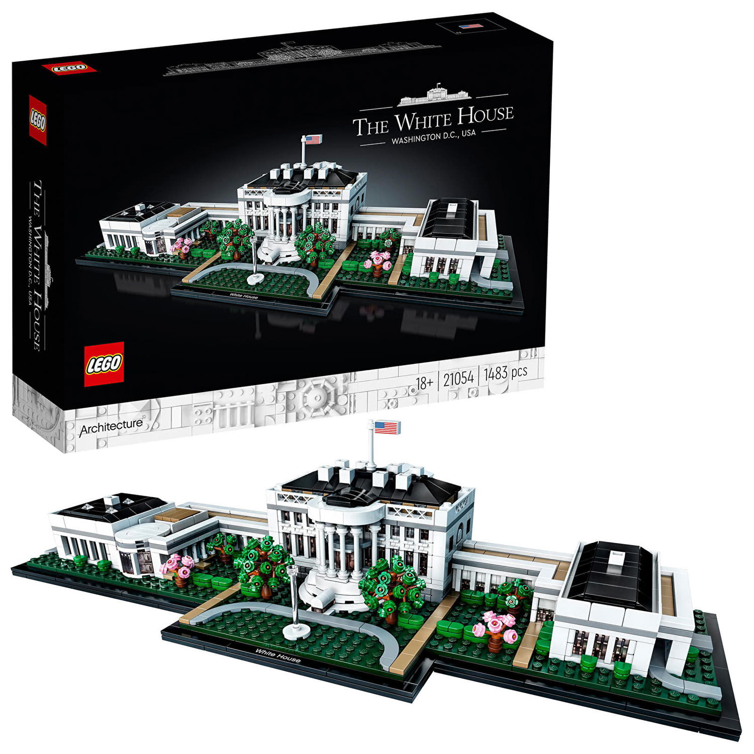 Flexstyle LEGO Architecture 21054 The White House Многоцветен | 21054LEG, 0