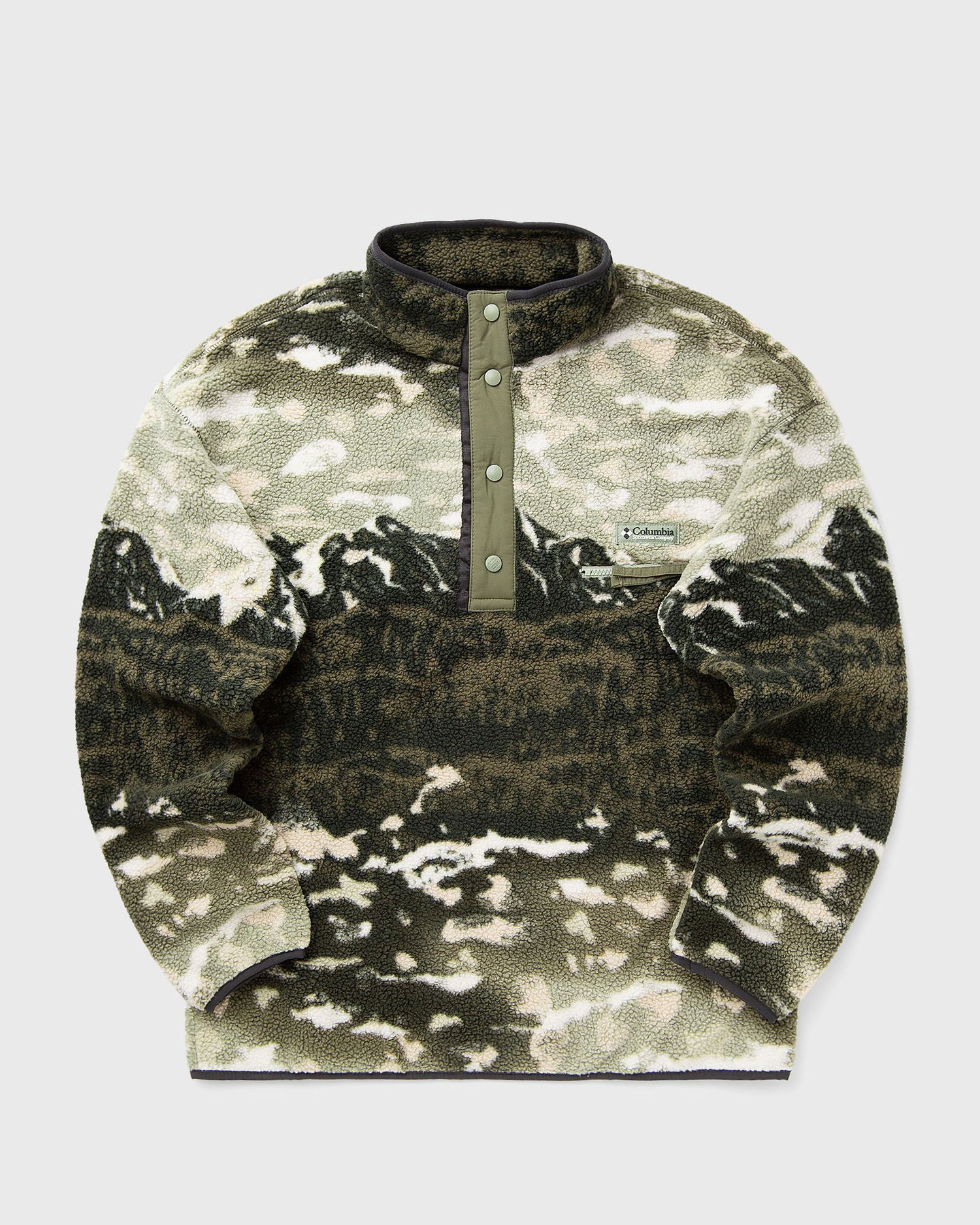 Пуловер Columbia Helvetia II Printed Half Snap Fleece Pullover Зелено | 2098461349, 0