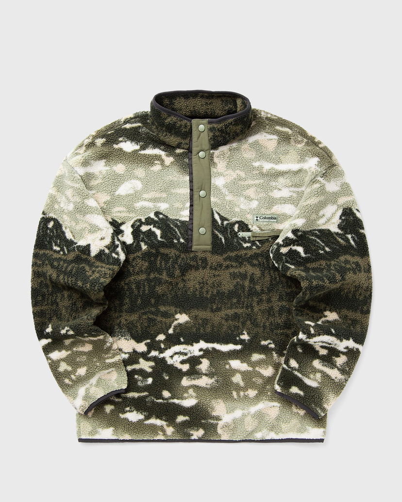 Пуловер Columbia Helvetia II Printed Half Snap Fleece Pullover Зелено | 2098461349