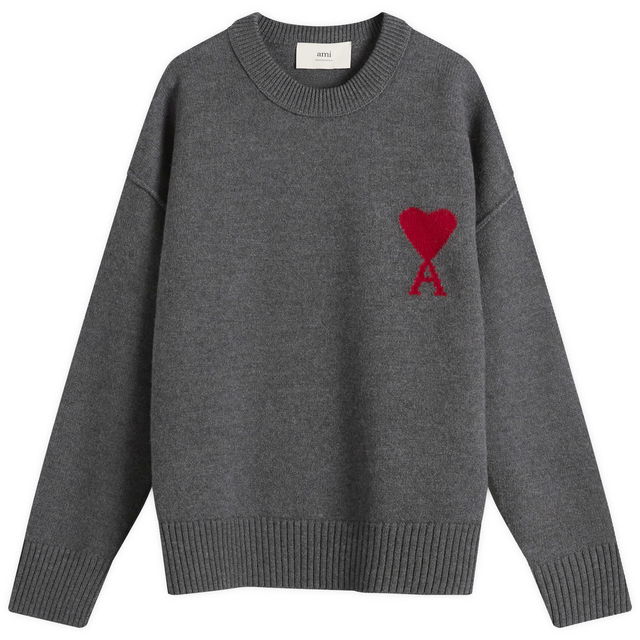 Men's Merino Wool Knit ADC Crew Neck Jumper, Size Large