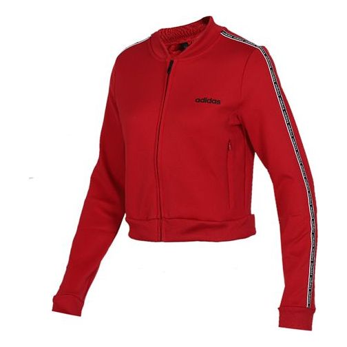 Яке бомбър adidas Originals C90 Track Side Logo Jacket Червено | EJ9670