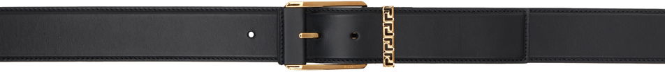 Колани Versace Accent Leather Belt Черно | DCU8241_DVTP1, 0