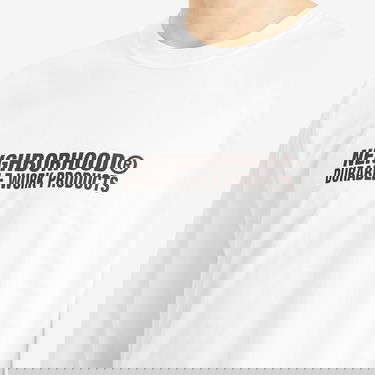 Тениска Neighborhood LS-2 Long Sleeve T-Shirt, Size Large Бяло | 251PCNH-LT02-WHT, 5