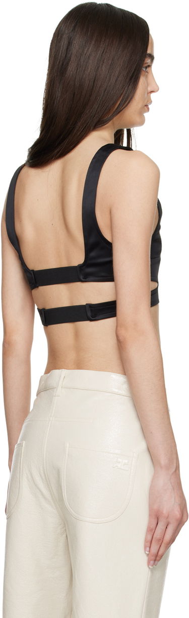 Потник Courrèges Courrèges Cutout Tank Top Черно | 322CBR014AC0017, 2