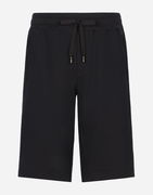 Cotton Drawstring Bermuda Shorts