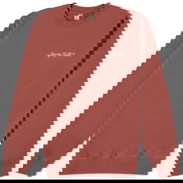 Пуловер Sporty & Rich HWCNY Crew Sweat Бургунди | CRAW2321MO, 0