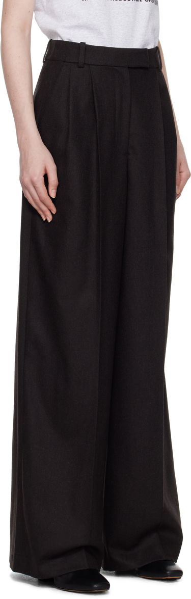 Панталони A.P.C. Anastasia Barbieri Edition Valesca Wide Leg Trousers Черно | WOARX-F08481, 1
