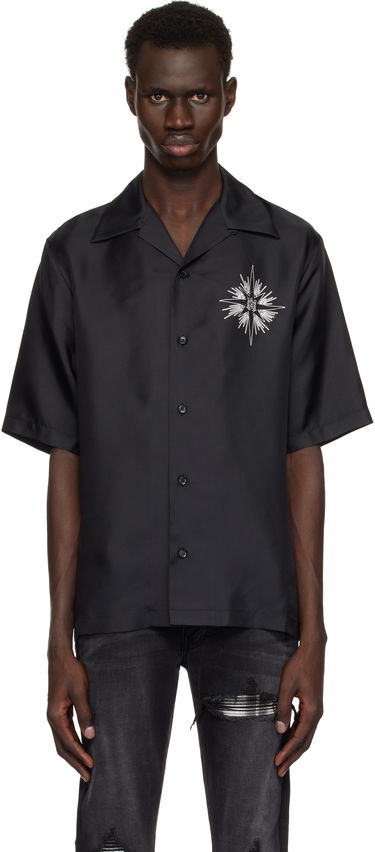 Риза AMIRI AMIRI Starburst Resort Shirt Черно | AMSTCA1120, 0