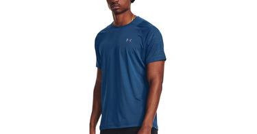 Тениска Under Armour Rush Emboss Tee Тъмно синьо | 1376790-426, 1