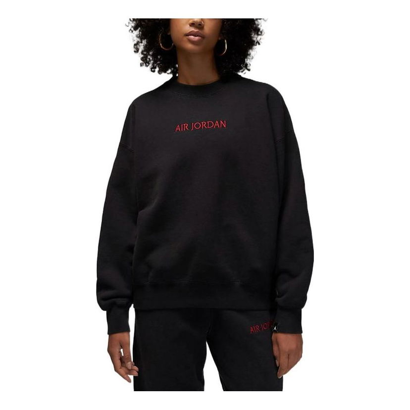Суитчър Jordan Air Jordan Worldmark Crewneck Sweatshirt Черно | DV6470-010