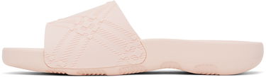 Облекло Burberry Burberry Embossed Check Dive Slides Розово | 8102135, 2
