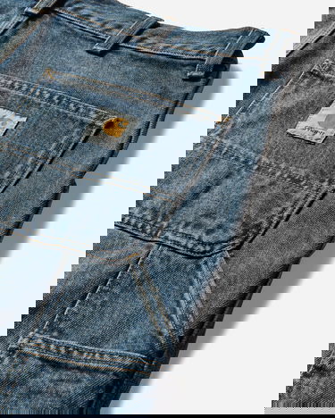 Дънки Carhartt WIP Single Knee Pants Worn Wash Синьо | I032024 014Q, 4