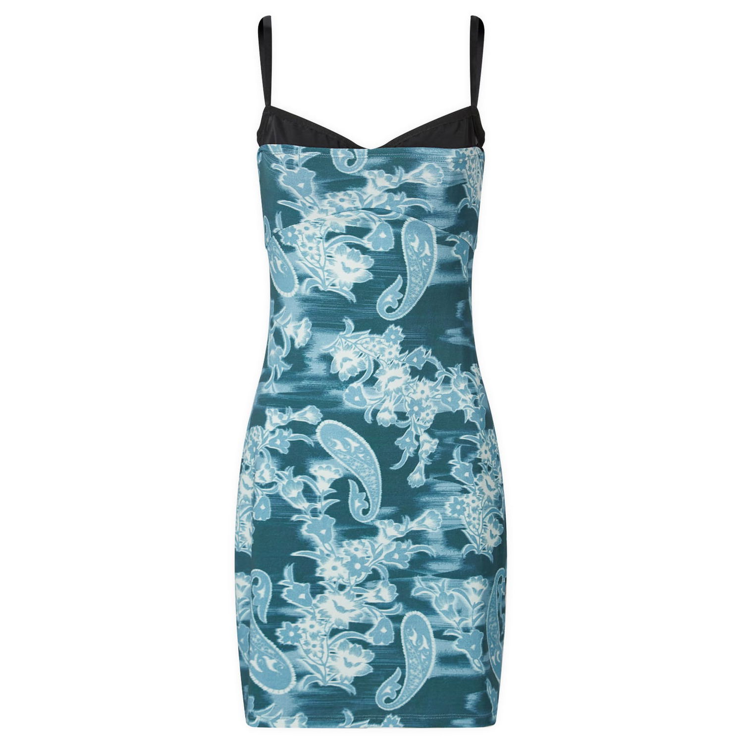 Pокля Miaou Miaou Paola Paisley Print Mini Dress Синьо | 5049JRBMPB, 1