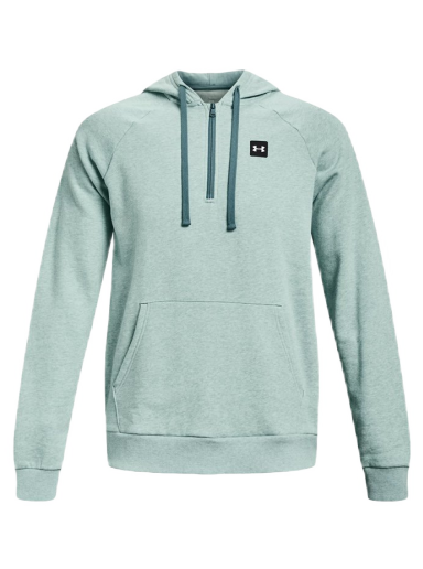 Суитчър Under Armour Rival Fleece ½ Zip Hoodie Тюркоазено | 1373371-177